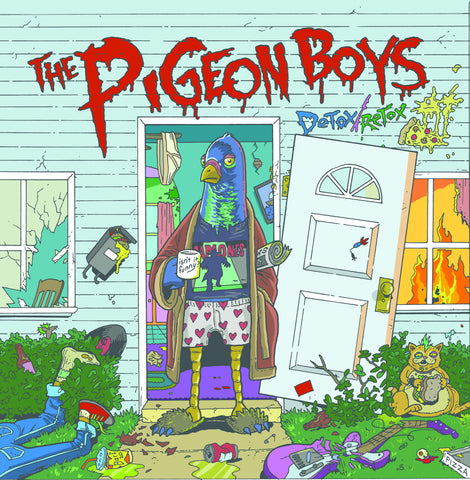 Pigeon Boys, The - Detox / Retox LP (red vinyl, limited to 50 copies)