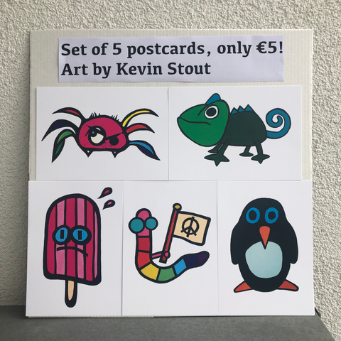 Kevin Stout Postcards (Set Of 5)