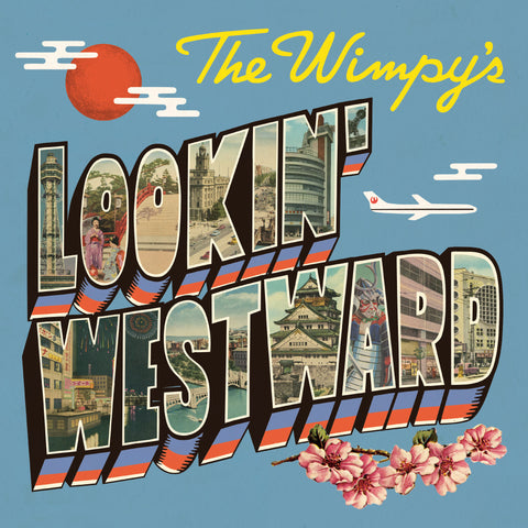 Wimpys, The - Lookin' Westward LP (Yellow vinyl, limited to 100 copies)