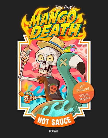 Jay Dee's Mango Death hot sauce